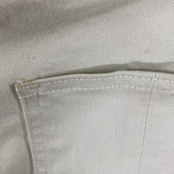 NWT Rag & Bone Grand Prix Winter White Black Leather Panel Legging Jeans 27 - Picture 9 of 13